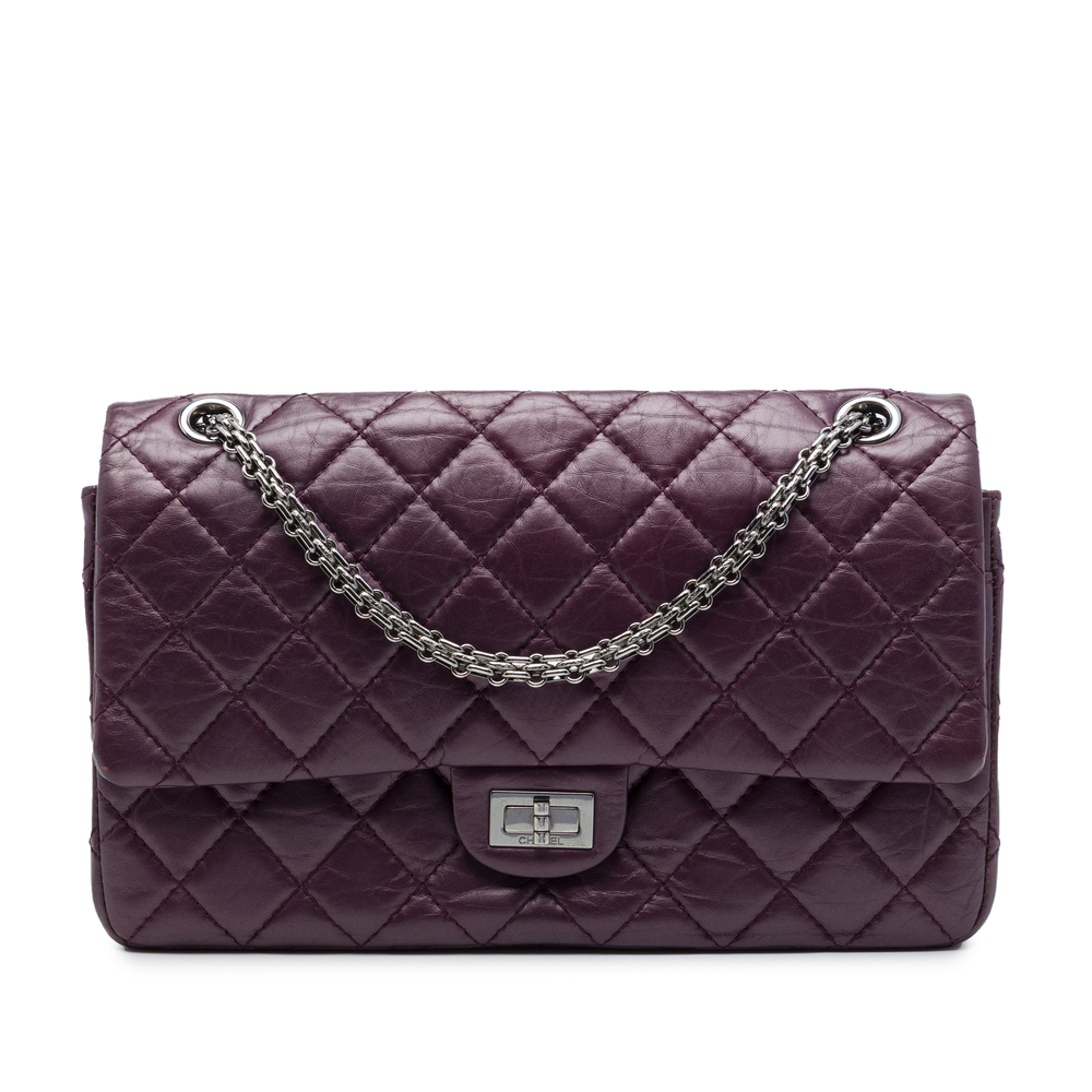 Pre-Loved Chanel Quilted Metallic Aged Calfskin Reissue 2.55 Double Flap 226